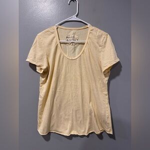Frank & Eileen Tee Lab Short Sleeve Shirt in Yellow Size Small